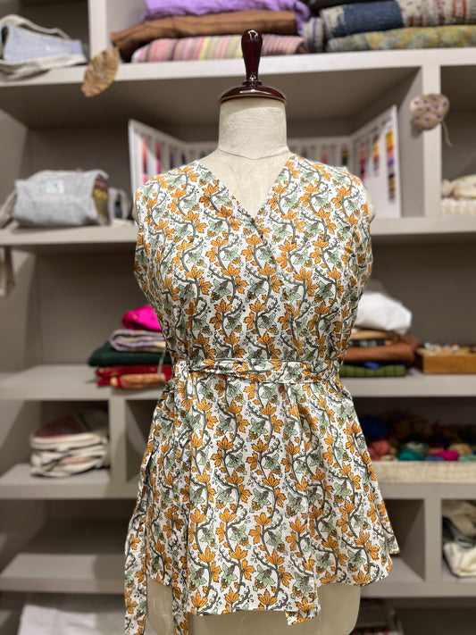 Wrap over top with belt